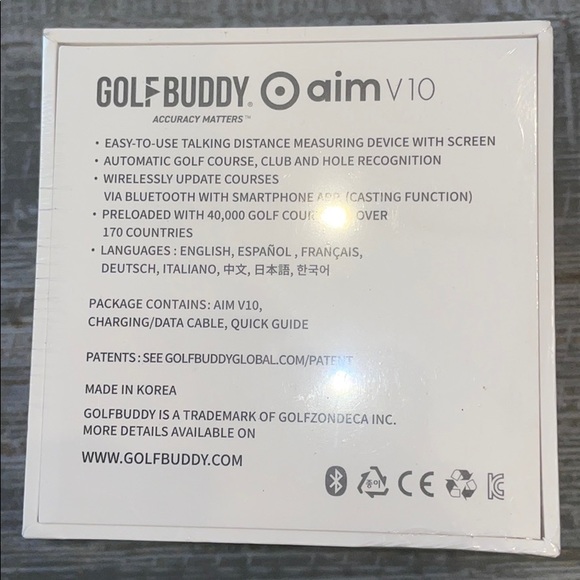 Golf Buddy Aim V 10 Pink NEW - Picture 2 of 3